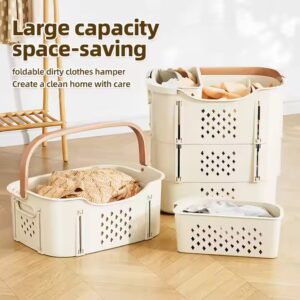 Folding Collapsible Clothing Baskets - Image 4