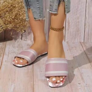 Flat Sandals Beach Shoes Flip-flops Large Size Women's Shoes - Image 6