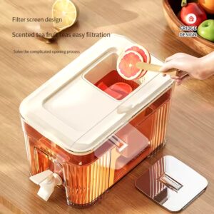 Household 6L Iced Beverage Dispenser Refrigerator Cold Water Kettle with Faucet Large Capacity Plastic Beverage Pot - Image 4