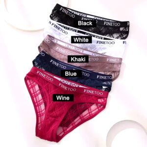 Floral Lace Mesh Sexy Panties Perspective Lingerie Letter Band Girls Underwear Pantys Low Waist Briefs - Image 7