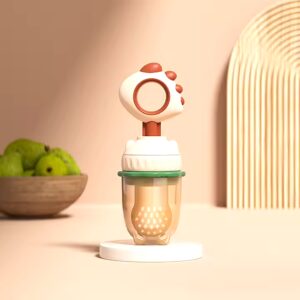 baby silicone fruit feeders, BPA free eco-friendly silicone fruit teether baby food feeder - Image 3