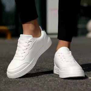 Women's EVA Skate Shoes Sporty Lace-Up Sneakers Easy-Matching Walking Anti-Slippery Running Shoes - Image 3