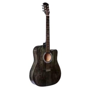 Retro colorful 41 inch musical instrument colour acoustic wood guitar for beginner and school student - Image 4