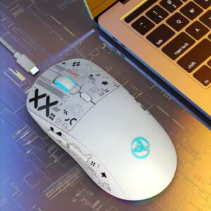 Popular HXSJ T90 2.4G 3-mode silent buttons ergonomic Colorful RGB Backlit 650mAh rechargeable wireless gaming mouse for laptop - Image 4