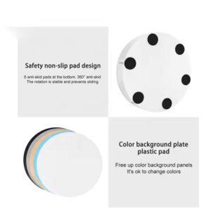 22cm Load 50KG Small volume and large load Display Model Turntable Model Turntable Rotating Display without remote control - Image 4