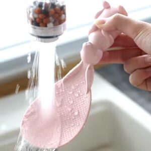 3D Cute Bunny-shaped Wheat Fiber Non Stick Rice Paddle Standing Ladle Rice Scooper Heat-resistant Kitchen Stand-up Spoon Tools - Image 5