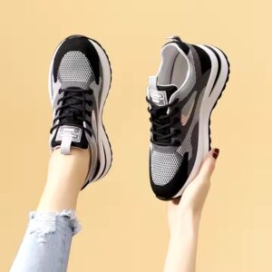 Sneakers Fly Weaving Casual Shoes For Women Breathable Casual Shoes Light Casual Outdoor Soft Sole Sports Running Sneakers - Image 6