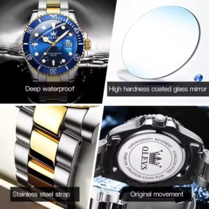 olevs 5885 Top high quality sport watches for men waterproof classic fashion man wrist business Quartz Watches - Image 7