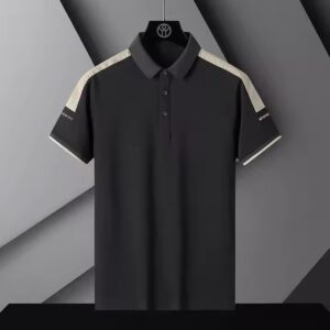 High Quality Low Price Men's Tshirts Summer Ice Cold Breathable Business Golf Polo Shirt For Man - Image 4