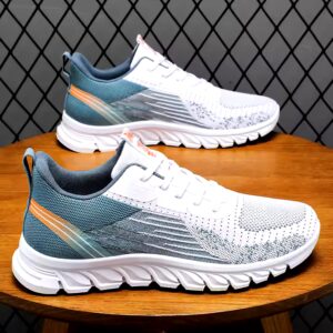 Men's Shoes Summer New Breathable Mesh Sneakers For Men Running Casual Sports Shoes Hollow White Shoes Tenis Masculino - Image 3