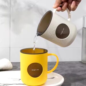 Creative Tooth-brushing Cups Fashion Large Capacity Tooth Mug PP Plastic Water Mug Bathroom Household Supplies - Image 6