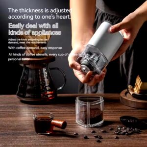 Small portable mini home kitchen coffee grinder machine mill automatic USB charging electric coffee grinder - Image 7