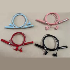 Wireless Headphones Blue tooth 5.0 Neckband Earphones Silicone Hifi 9D Stereo Sports Headset Halter Waterproof Magnetic Earbuds - Image 4