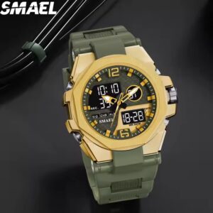 SMAEL 8103 New Hot Selling Fashion Wrist Analog Digital Watch G Sports Shock Waterproof Luminous Alarm Cheap Black Watch Men - Image 6
