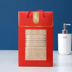 Washcloth Cotton Towel Solid Thickened Absorbent Towel Pure Cotton Quick Absorbent Soft Quick Dry Thickened Face Towel - Image 5