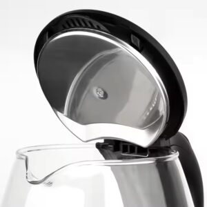 RAF 2024 Hot Electric Water Kettle Borosilicate Glass Body BPA Free Interior 2L 1500w Glass Kettle For Boiling Water - Image 4