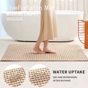 Bathroom bathtub super Absorbent Bathroom Rugs bath mat Bathroom Floor quick dry non slip soft bath mat - Image 4