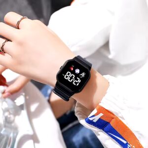 Student electronic Digital Fashion Sports watch Cheap silicone lighting sport Child LED Watch For Kids Digital Watches - Image 5