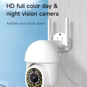 V380 P12 WiFi OEM Full Color Night Vision 360 Panoramic Security Camera Smart Home IP65 Waterproof H.265 SD Card Digital Zoom - Image 3