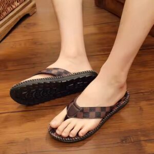 Mens Slippers Sewing Threads Design Fashion Casual Summer Beach Flat Sandals - Image 6