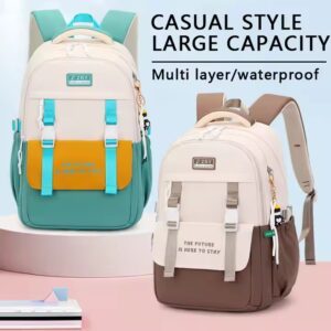 Nylon fabric travel School backpack for daily day casual school bags for teenage girls boys High school Bookbags - Image 3