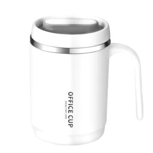 Travel Mug Restaurant Coffee Mug Stainless Steel Thermos Cup With Handle portable thermos cup food grade mug with lid - Image 2