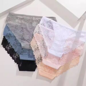 New Design Sexy Lace Women Panties Fashion Women Briefs Cotton Lace Girl's Wholesale Daily Underwear Panties Ladies - Image 4