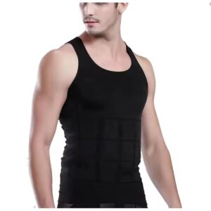 Hot Sale Men's Slimming Body Shapewear Corset Fitness Compression Tank Top Mens Body Shaper Vest - Image 6