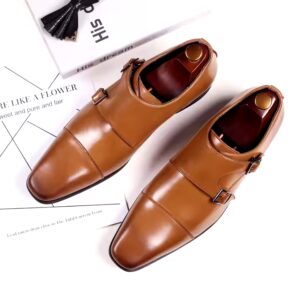 New Men's Dress Shoes Formal Fashion Elegant Wedding Leather Shoes Man Business Office Flats Oxfords for Men - Image 1