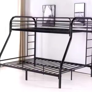 High quality Metal bunk bed Double decker bed composite bed for 3 people - Image 3