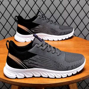 Men's Shoes Summer New Breathable Mesh Sneakers For Men Running Casual Sports Shoes Hollow White Shoes Tenis Masculino - Image 5