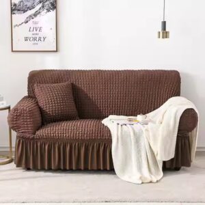 Best seller home choice sofa covers Skirt red sofa cover - Image 4