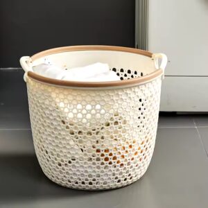 New Kids laundry basket bathroom plastic wicker laundry baskets Chinese style laundry basket - Image 3