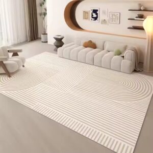 Modern style Rug Popular Cream Style Carpet Living Room Luxury New Vintage Light French Bedroom Bedside Luxury Area Carpet - Image 3