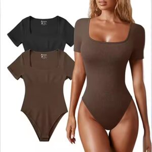Neck Short Sleeved Jumpsuit For Women Clothing - Image 7