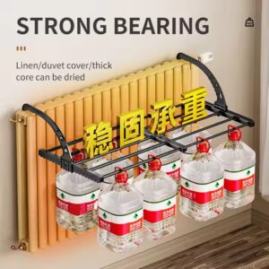 Popular Nordic Style Space Saving Home Expandable Windowsill Drying Rack Folding Hanging Clothes Drying Rack - Image 5