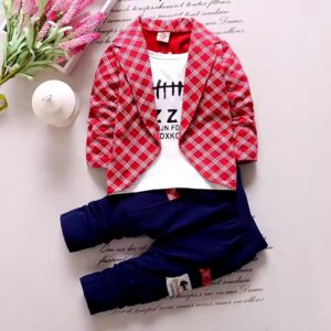 High quality custom fashion children clothes set boys trendy clothes - Image 6