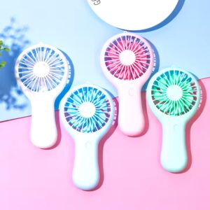 Ready To Ship Electric Small Handheld Personal Fan USB Rechargeable Mini Cute Portable Fan With Stand - Image 3