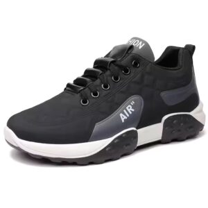 cheap New trendy leather shoes versatile lightweight breathable sports and leisure running men's shoes - Image 5