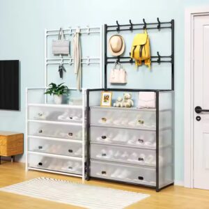 Simple Shoe And Hat Integrated Stand Indoor Multi-layer Dust And Space Saving Simple Shoe Rack At The Entrance For Household Use - Image 3