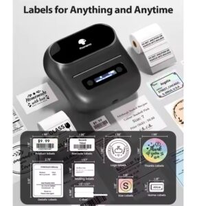 Phomemo M220 Label Maker 3.14 Inch Portable Thermal Printer Support 20-80mm Width Label Bluetooth Label Maker for Barcode - Image 3