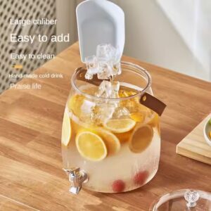 5L Beverage Dispenser Iced Tea Plastic Pitcher Cold Kettle With Faucet And Lid Lemonade Water Drink Tea Jar For Wedding Party - Image 5