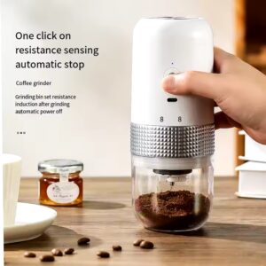 Small Cordless Mini Coffee Bean Grinder Portable Electric USB Rechargeable Coffee Grinder For Coffee Bean - Image 3
