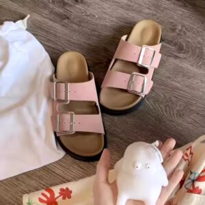 Wholesale women summer new fashion soft sole casual slide slippers 2024218-4 - Image 6