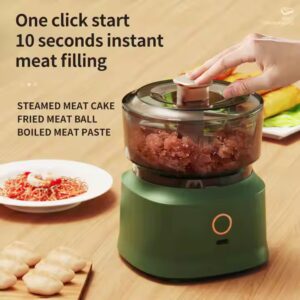 Portable And USB Ginger Garlic Vegetable Food Chopper Electric Mini Blender Mixer - Image 4