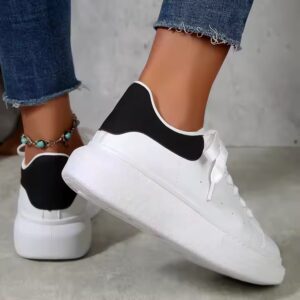 Platform Sneakers Women Running Sports Shoes Chunky Sneakers Casual Slip on Vulcanized Shoes - Image 7