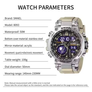 SMAEL watch 8093 sport water resistant digital quartz wrist watch - Image 3