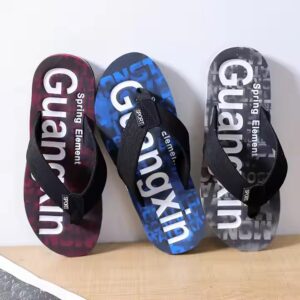Mens Slippers Sewing Threads Design Fashion Casual Summer Beach Flat Sandals - Image 4