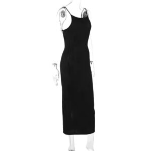 Summer ladies clothing dresses women lady elegant three dimensional lines sexy suspender slim dress women's casual dress - Image 7