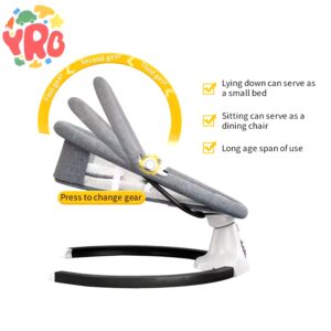 Yrb Baby Electric Cradle Bed Crib New Born baby Electric Swing Chair Baby Rocker Electric Swing sedia Automatic Chair - Image 7